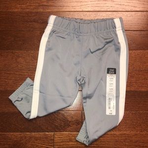 Size 12m joggers gray with white strip